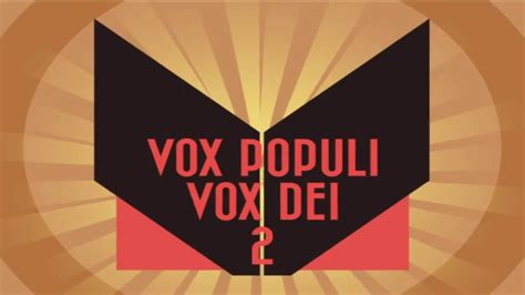 vox populi vox day